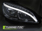 Preview: LED Tagfahrlicht Design Scheinwerfer für Mercedes Benz C-Klasse W204 07-10 chrom LTI